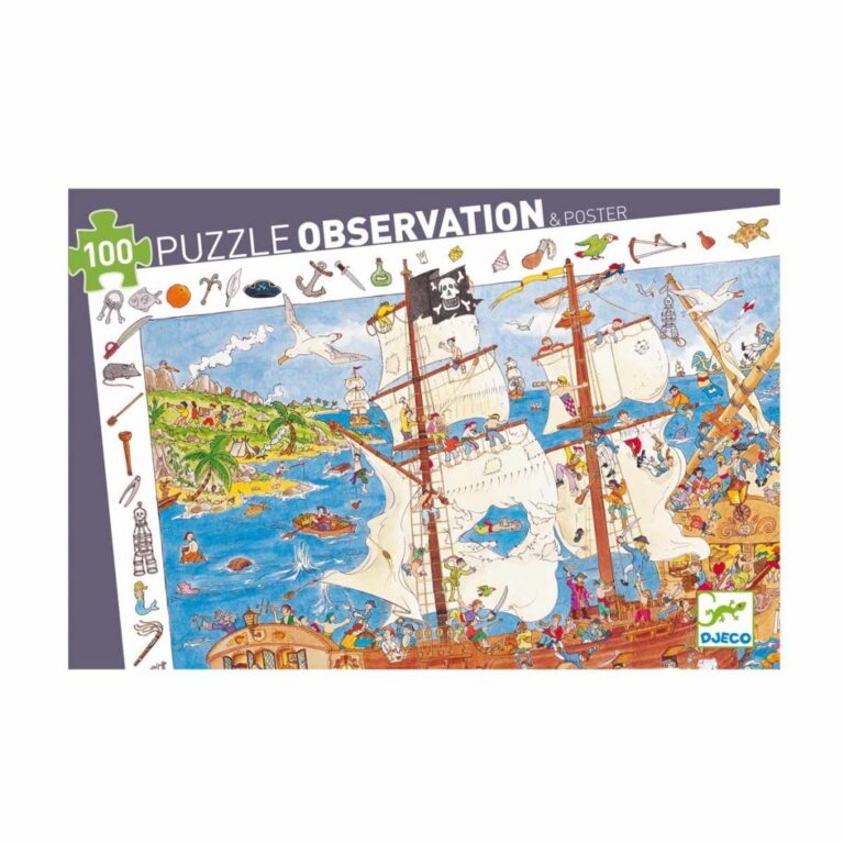 Puzzle observation - Pirates 100 pcs