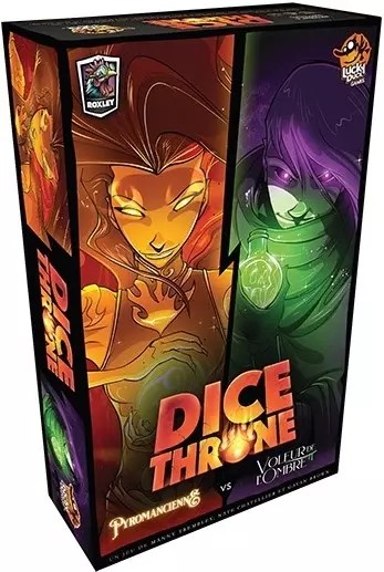 Dice Throne : Pyromancienne vs Voleur de l'Ombre