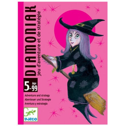 Boîte jeu Diamoniar sorcière magique rose vif