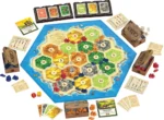 Catan jeu de plateau hexagonal avec ressources et dés