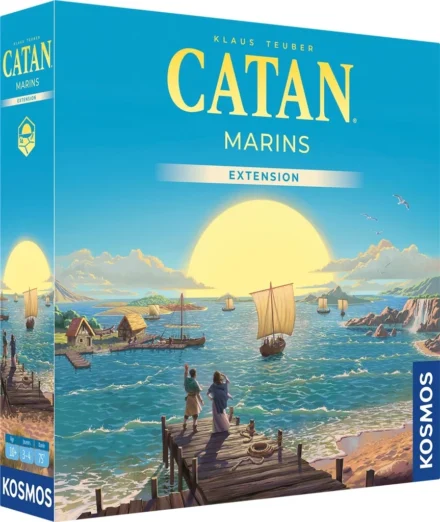 Boîte de jeu Catan Marins extension Kosmos