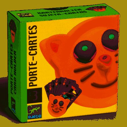 Chat-Porte cartes
