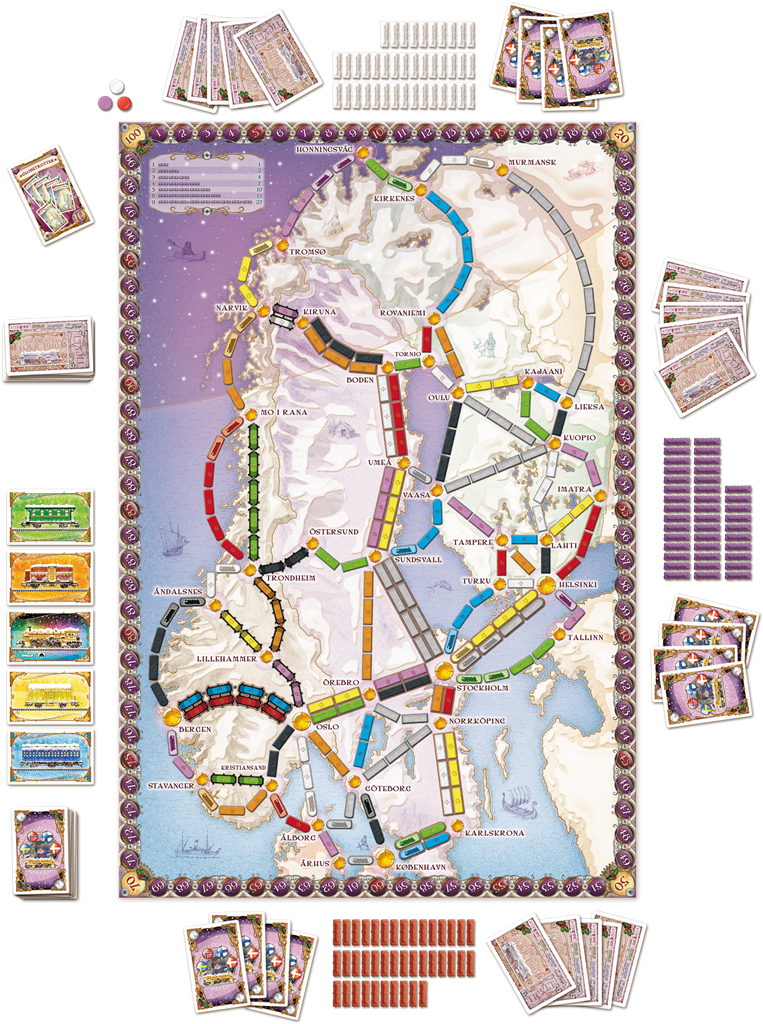 Les Aventuriers du Rail - Scandinavie Les Aventuriers du Rail - Scandinavie