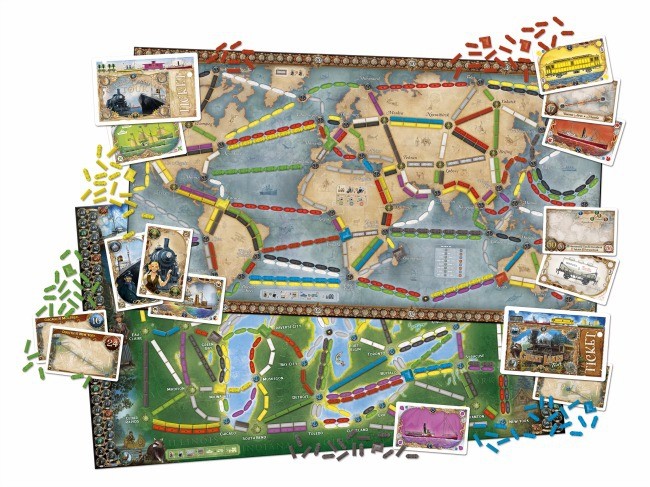 Les Aventuriers du Rail - 
Autour du Monde Les Aventuriers du Rail - Autour du Monde