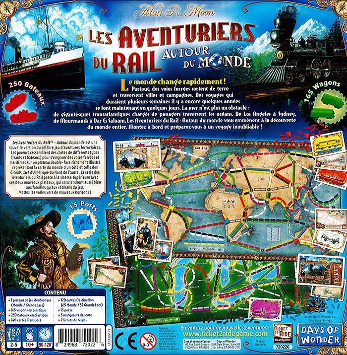 Les Aventuriers du Rail - 
Autour du Monde Les Aventuriers du Rail - Autour du Monde