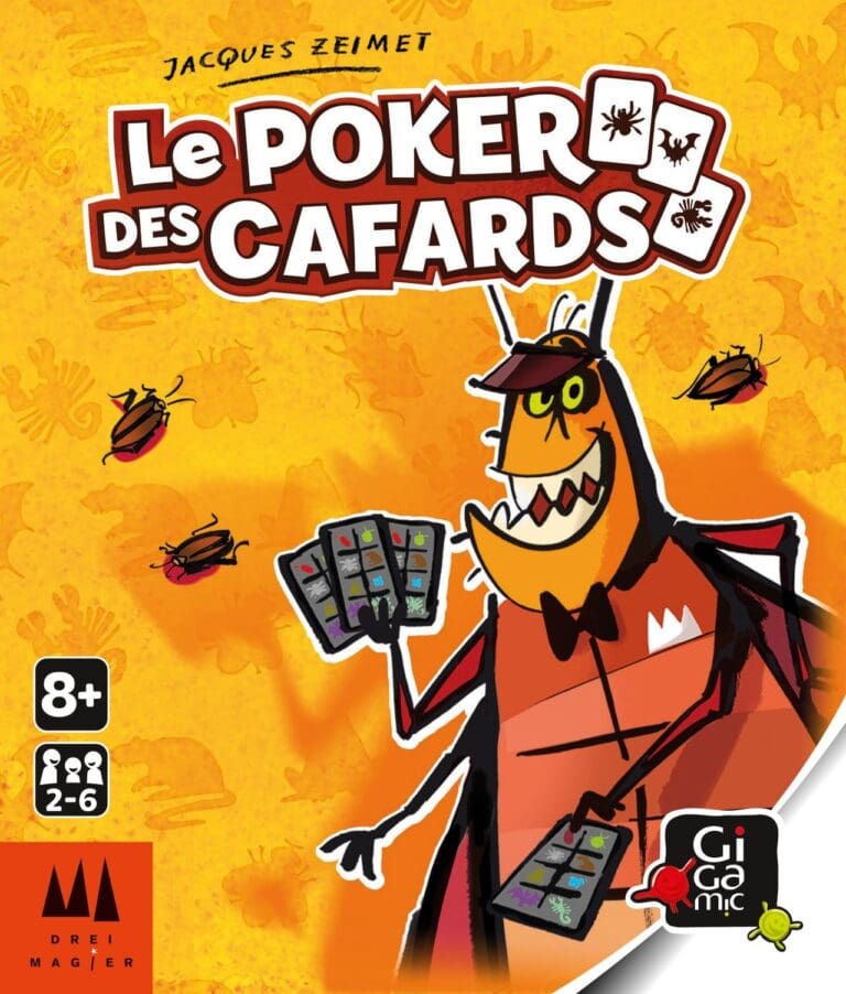 Boîte jeu Le Poker des Cafards par Jacques Zeimet