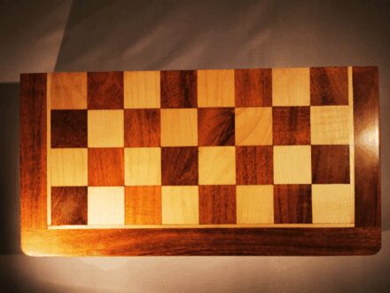 Coffret échecs magnétique 25 cm - Palissandre