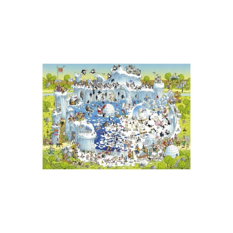 Puzzle 1000 pièces : Zoo Habitat Polaire