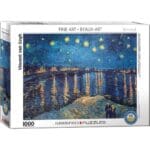 Puzzle 1000 pièces : La Nuit Étoilée sur le Rhône Puzzle 1000 pièces : La Nuit Étoilée sur le Rhône