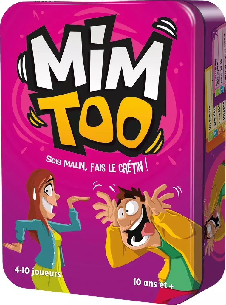 mimtoo 1 Boîte de jeu Mim Too jeu de société enfants coloré