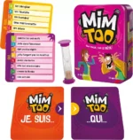 mimtoo 3 Jeu de société MIM'TOO avec cartes et sablier colorés