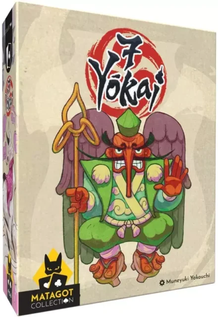 Boîte jeu Yokai monstre japonais dessin coloré
