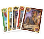 FFNFC0AW193.webp Cartes de jeu fantasy avec chiffres et personnages aventuriers