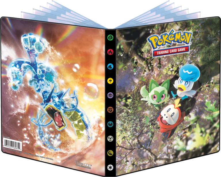 Classeur Pokémon Trading Card Game avec Kyogre et Pokémon Scarlet Violet