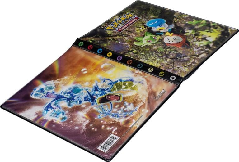 Boîte jeu Pokémon avec Kyogre bleu et personnages