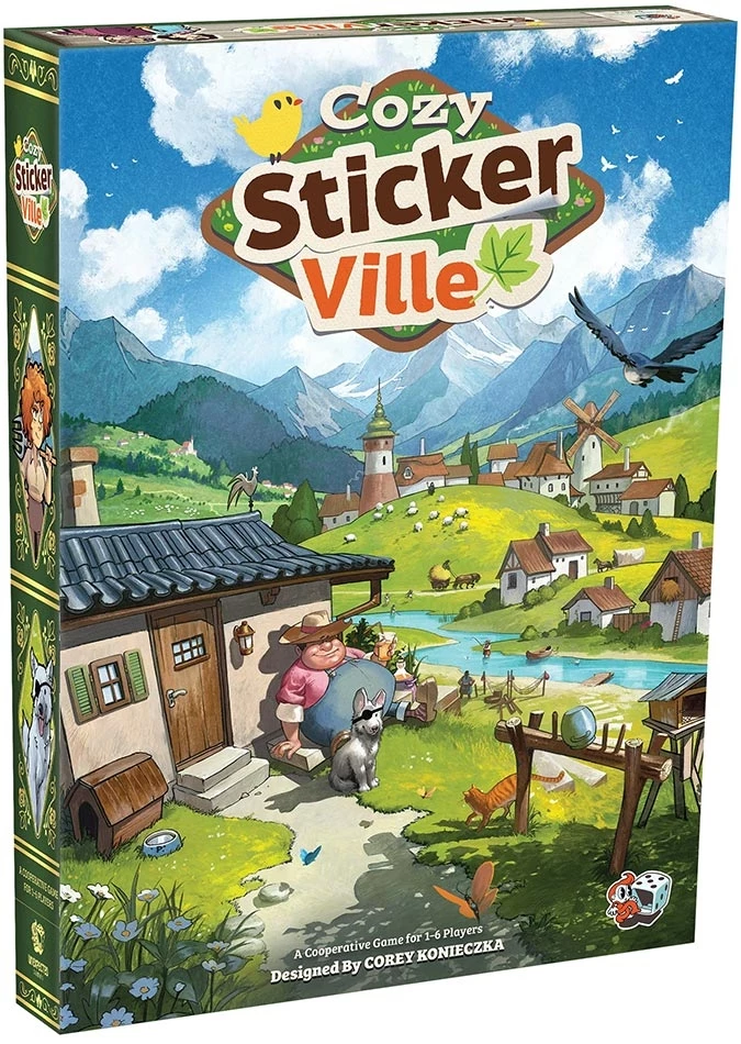 ffnfc0aw764.webp Boîte jeu Cozy Sticker Ville village montagne