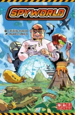 ffnfc0aw1122.webp Couverture du jeu SpyWorld avec méchants cartoon