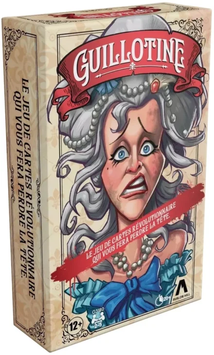 Boîte du jeu Guillotine, jeu de cartes révolutionnaire