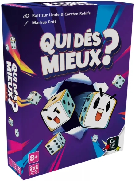 Boîte de jeu Qui Dés Mieux ?