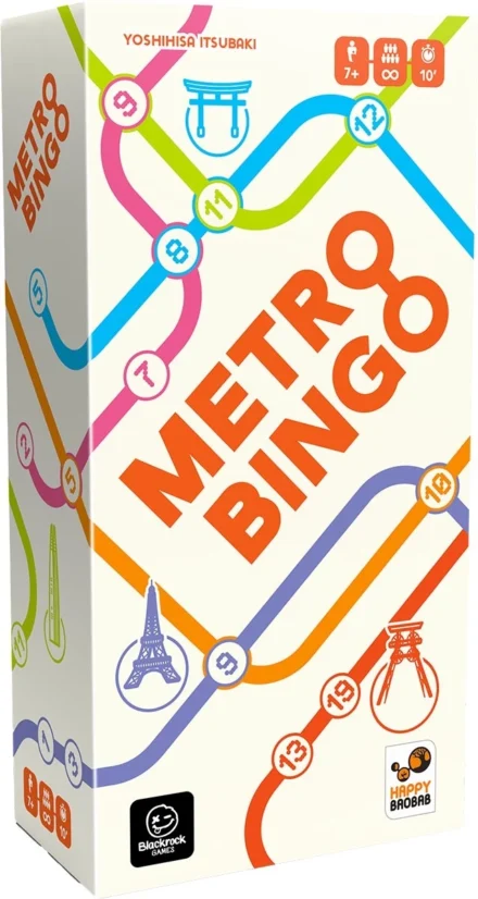 Boîte du jeu de société Metro Bingo