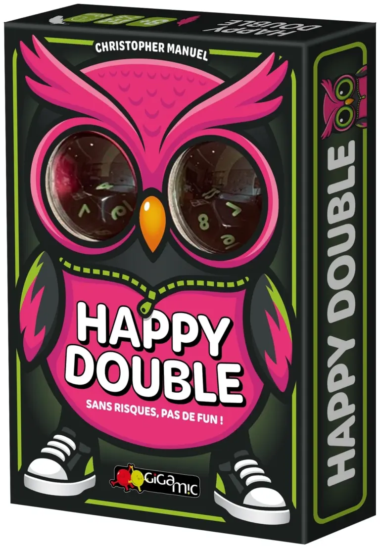 ffnfc0aw2603.webp Boîte du jeu Happy Double avec hibou rose